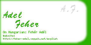 adel feher business card